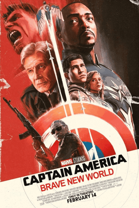 Film 'Captain America: Brave New World' Release date - February 14, 2025, Director - Julius Onah Starring - Anthony Mackie, Danny Ramirez, Shira Haas, Carl Lumbly, Harison Ford