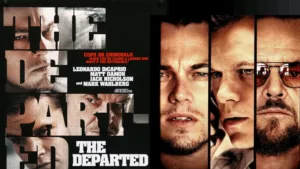 Leonardo DiCaprio, Matt Demon and Jack Nicholson in Martin Scorsese film Departed
