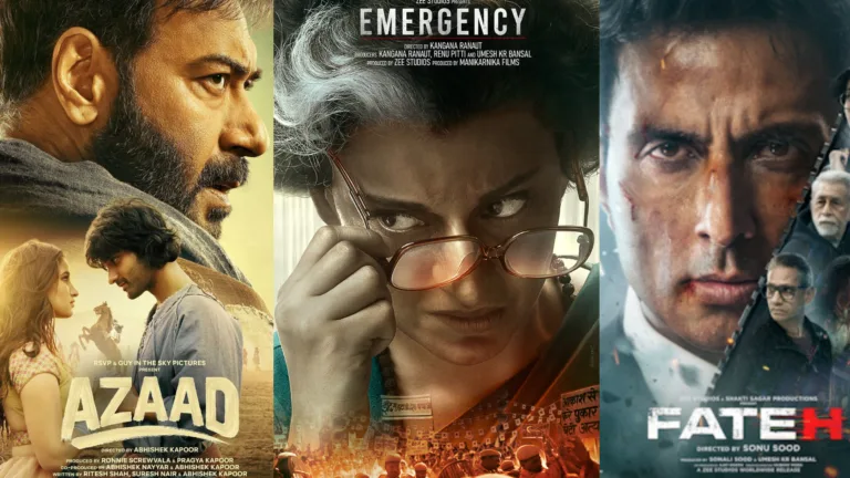 Bollywood’s Rocky Start to 2025 with films Azaad, Emergency and Fateh: What Lies Ahead?