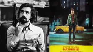 poster and still from Martin Scorsese film Taxy Driver