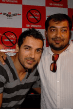 Anurag Kashyap Praises John Abraham's Performance in The Diplomat, Hints at No Smoking 2 1 Joahn Abraham and Anurag Kashyap during Promotion event of film No Smoking
