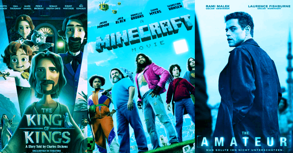 U.S. Box Office: 'A Minecraft Movie' Powers to $280M as 'The King of Kings' Surprises at No. 2