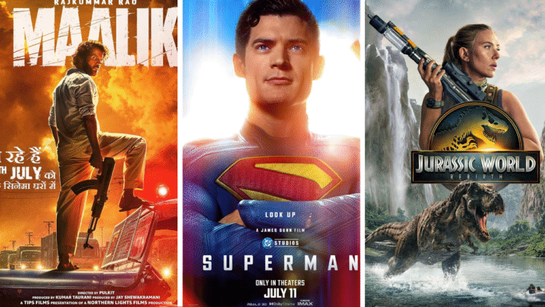 India box office July 2025, Jurassic World Rebirth, Superman box office India, Maalik Rajkummar Rao, Sitare Zameen Par, Metro In Dino, F1 movie, Bollywood vs Hollywood box office, Vikrant Massey Aankhon Ki Gustaakhiyan, Indian box office report