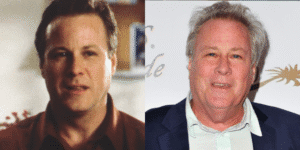 “John Heard then and now — from playing Peter McCallister in Home Alone (1990) to his appearance in later years.”