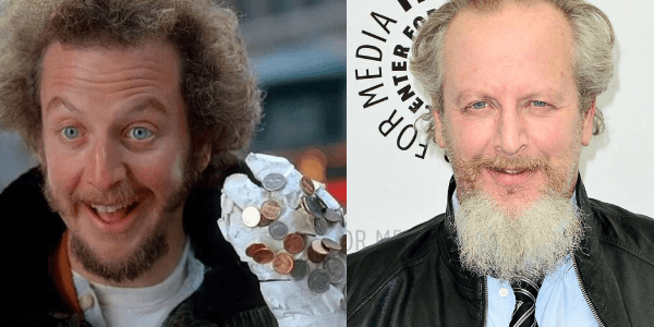 “Daniel Stern then and now — from portraying Marv Murchins in Home Alone (1990) to his present-day look.”