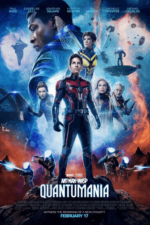 Release date: 02/17/2023 | Film: Ant-Man and the Wasp: Quantumania | Director: Peyton Reed | Cast: Paul Rudd, Evangeline Lilly, Jonathan Majors