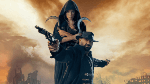 In the Lost Lands fantasy visual still added to Hollywood box office failures 2025 explained, showing the Batista–Jovovich fantasy outing that failed theatrically.