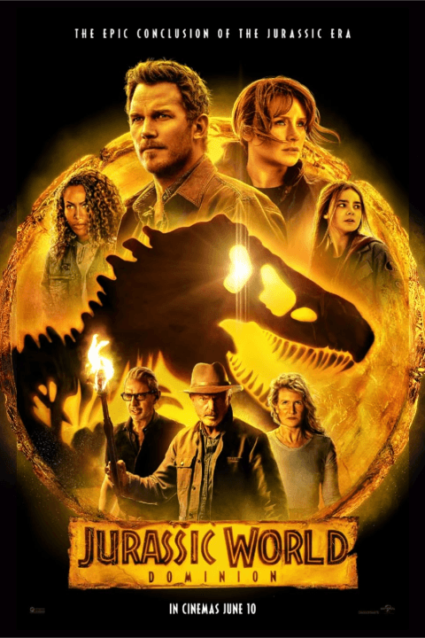 Release date: 06/10/2022 | Film: Jurassic World Dominion | Director: Colin Trevorrow | Cast: Chris Pratt, Bryce Dallas Howard