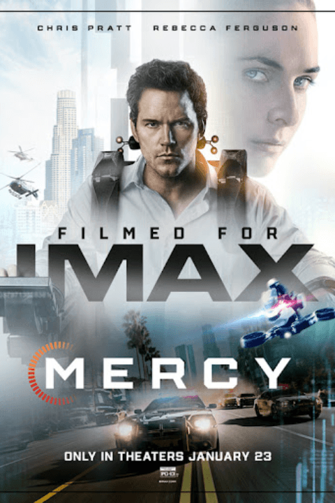 Release date: 23/01/2026 | Film: Mercy | Director: Timur Bekmambetov | Cast: Chris Pratt, Rebecca Ferguson, Annabelle Wallis