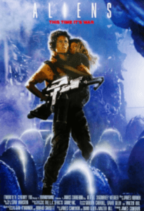 Aliens 1986 original theatrical poster in James Cameron films ranked list