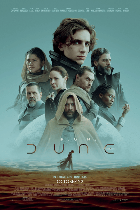 Release date: October 22, 2021 | Film: Dune | Director: Denis Villeneuve | Cast: Timothée Chalamet, Rebecca Ferguson, Zendaya