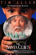 The Santa Clause 1994 film poster starring Tim Allen as Santa Claus