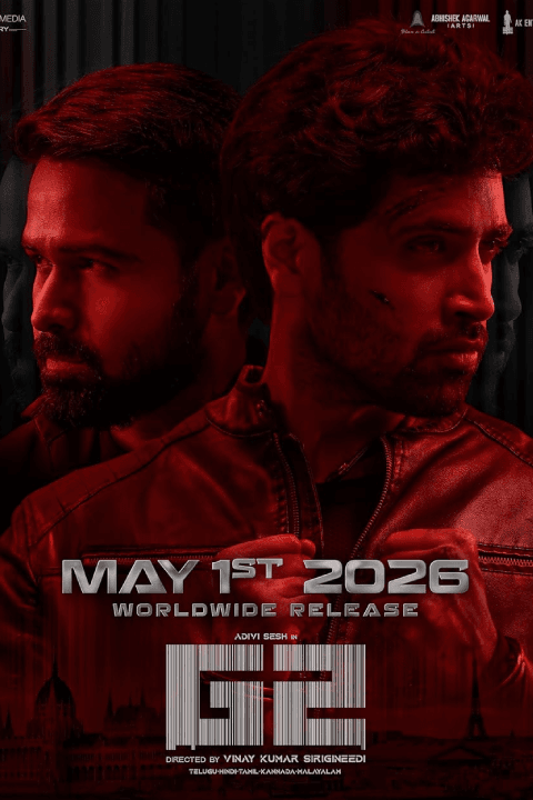 Release date: 01/05/2026 | Film: G2 | Director: Vinay Kumar Sirigineedi | Cast: Adivi Sesh, Emraan Hashmi, Wamiqa Gabbi