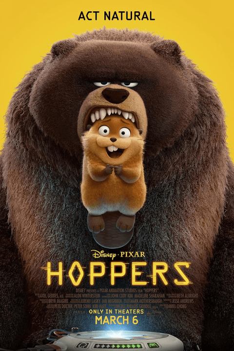 Release date: 06/03/2026 | Film: Hoppers | Director: Daniel Chong | Cast: Piper Curda, Bobby Moynihan, Jon Hamm