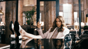 Margaret Qualley in How to Make a Killing A24 thriller