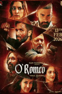 Release date: 13/02/2026 | Film: O’ Romeo | Director: Vishal Bhardwaj | Cast: Shahid Kapoor, Triptii Dimri, Nana Patekar