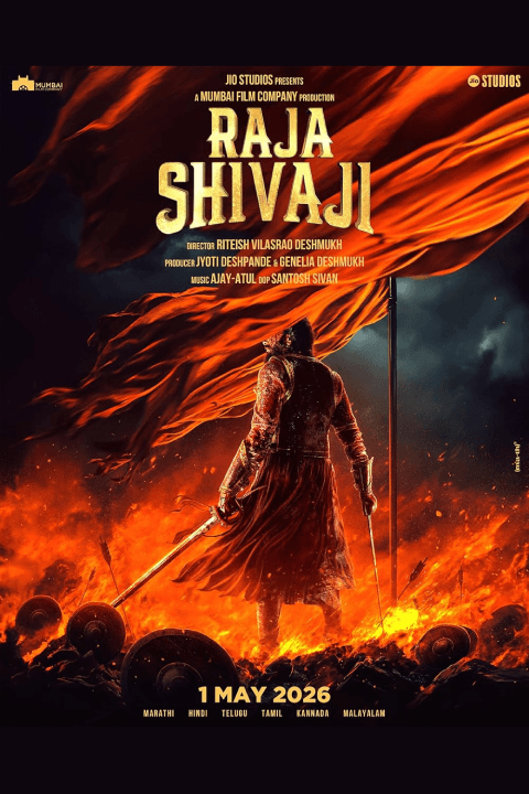 Release date: 01/05/2026 | Film: Raja Shivaji | Director: Riteish Deshmukh | Cast: Riteish Deshmukh, Sanjay Dutt, Abhishek Bachchan