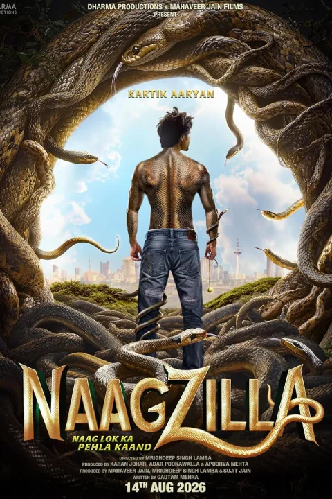 Release date: 14/08/2026 | Film: Naagzilla: Naag Lok Ka Pehla Kaand | Director: Mrighdeep Singh Lamba | Cast: Kartik Aaryan, Ravi Kishan