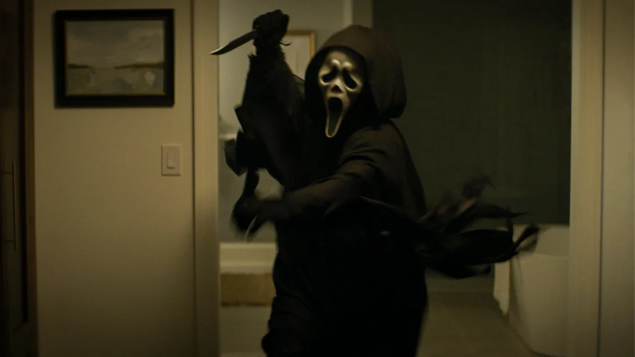 Scream 7 posts $7.8M in previews and heads for a $59M debut, outpacing GOAT and Wuthering Heights at the box office.