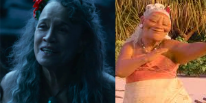 Moana live action trailer Grandma Tala live action and animated character look