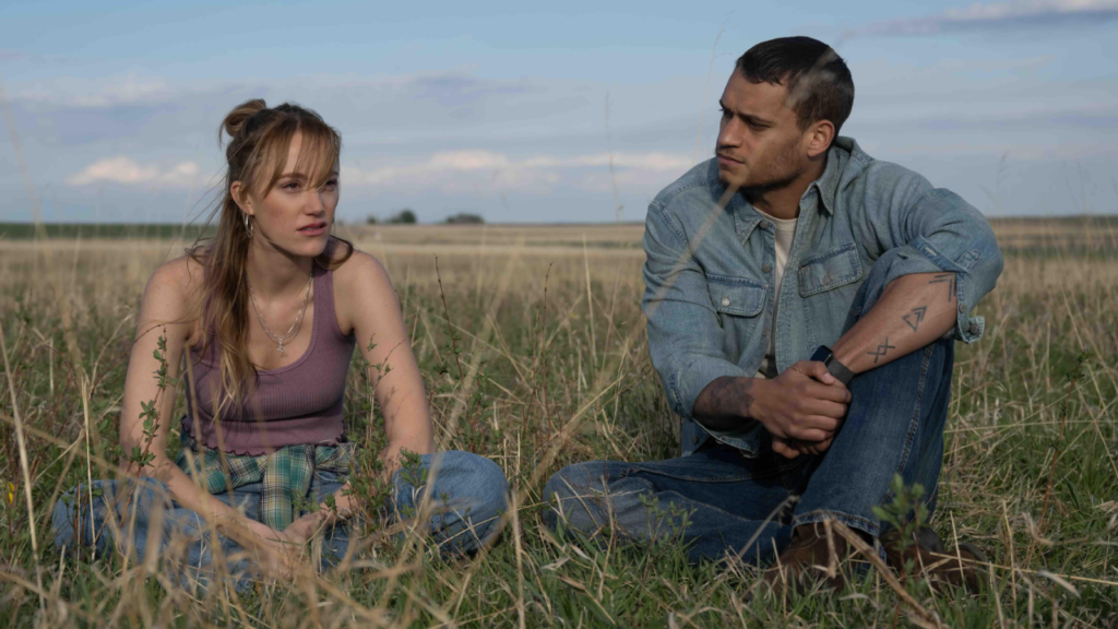 Maika Monroe and Tyriq Withers in a scene from Reminders of Him, the Colleen Hoover adaptation featured in the Reminders of Him review roundup