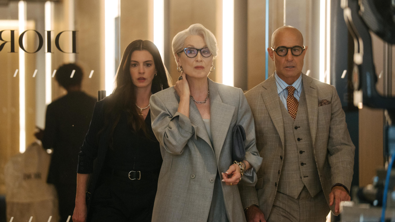 Devil Wears Prada 2 Reviews: Stylish but Lacking Bite. In the picture: Meryl Streep, Anne Hathaway and David Frankel