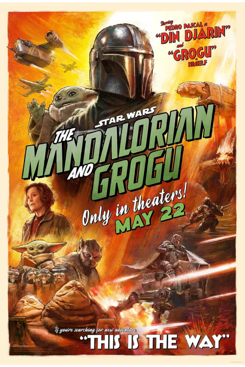 Release date: 22/05/2026 | Film: The Mandalorian and Grogu | Director: Jon Favreau | Cast: Pedro Pascal, Jeremy Allen White, Sigourney Weaver