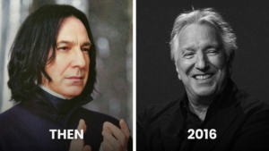 Alan Rickman as Severus Snape