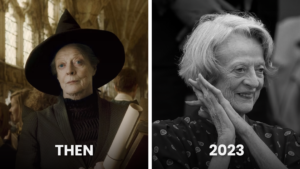 Maggie Smith as Professor Minerva McGonagall