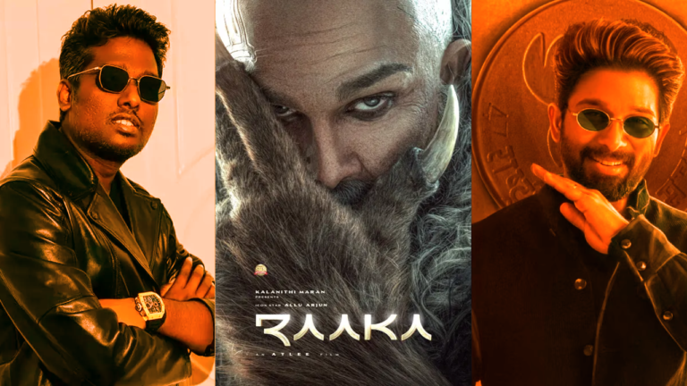 Allu Arjun and Atlee’s AA22xA6 is now titled Raaka. First-look poster reveals a dark, stylized avatar with pan-India release hints.