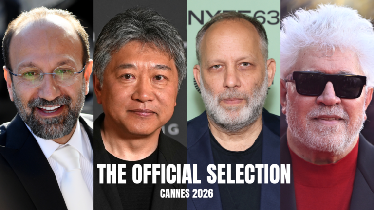 HOME 37 Cannes 2026 lineup is revealed with films from Almodóvar, Farhadi and Kore-eda, showcasing a diverse global official selection.
