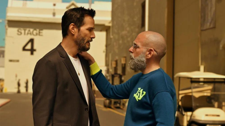 Outcome review roundup: Critics praise Keanu Reeves’ performance but call Jonah Hill’s Hollywood satire messy and uneven in execution.