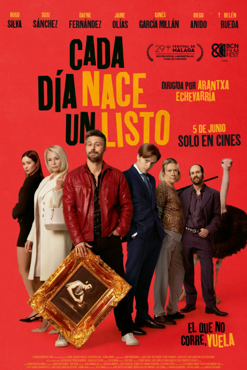 Release date: 22/05/2026 | Film: A Sucker's Born Every Minute | Director: Arantxa Echevarría | Cast: Hugo Silva, Susi Sánchez, Dafne Fernández