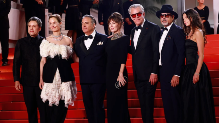 Andy Garcia Diamond cast attends Cannes Film Festival premiere on the red carpet