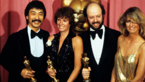 Marcia Lucas, Oscar-Winning ‘Star Wars’ Editor and New Hollywood Pioneer, Dies at 80 1 Marcia Lucas poses with fellow Oscar winners Richard Chew and Paul Hirsch alongside actress Goldie Hawn at the Academy Awards after winning Best Film Editing for Star Wars.