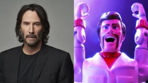 Toy Story 5 Cast Guide: Meet the Voices Behind Woody, Buzz Lightyear, Lilypad and More 6 Keanu Reeves alongside Duke Caboom, the Canadian stuntman toy from the Toy Story franchise.