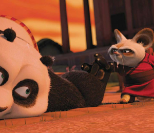 Master Shifu trains Po in Kung Fu Panda, demonstrating how embracing individual strengths leads to growth and self-acceptance.