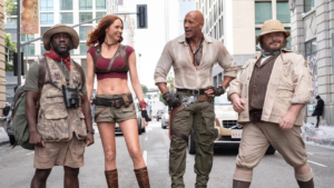 Jumanji trailer: still from the film