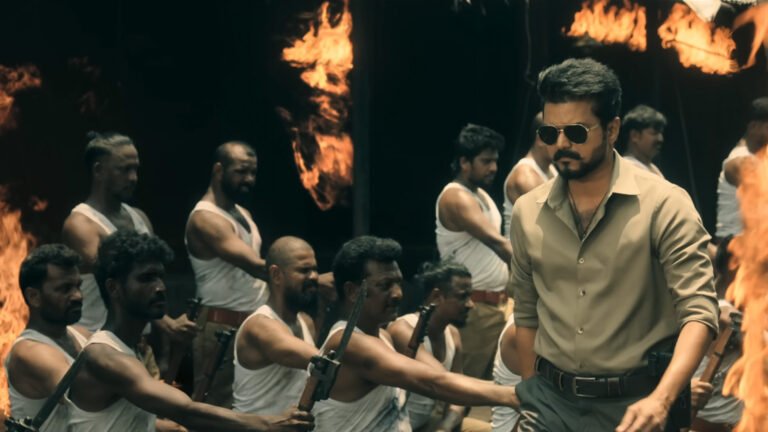 Vijay in Jana Nayagan as the film earns ₹41 crore net at the India box office on Day 1.