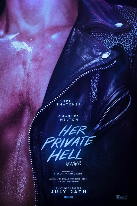 Release date: 24/07/2026 | Film: Her Private Hell | Director: Nicolas Winding Refn | Cast: Sophie Thatcher, Charles Melton, Havana Rose Liu