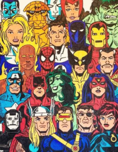 Why Animation Is a Cultural Investment Before It’s a Business 2 Animation Culture: Classic Marvel comic book superheroes featured together.