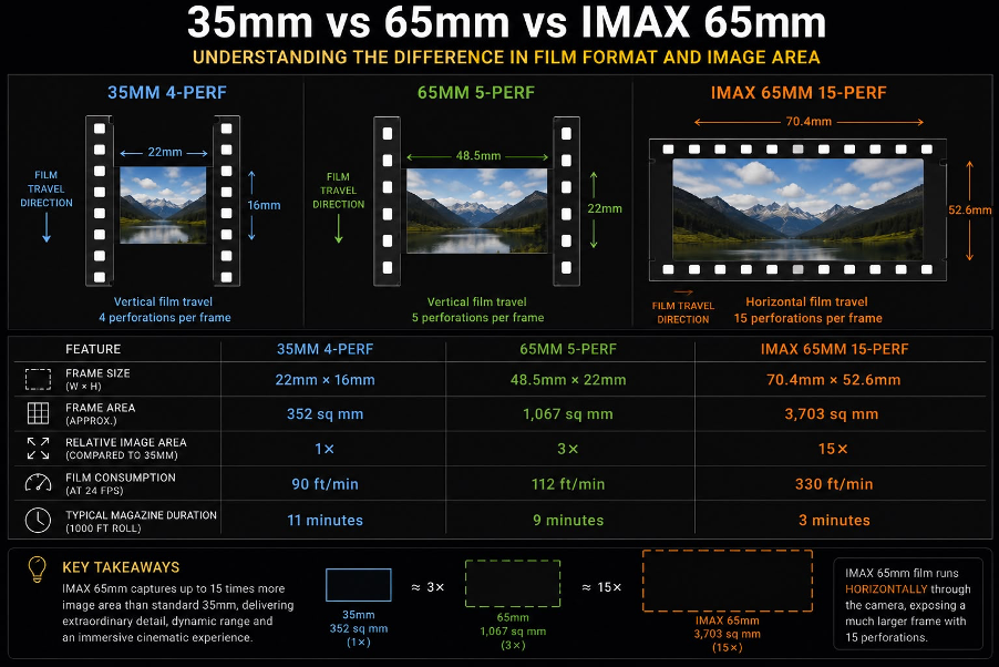 How Christopher Nolan Reinvented IMAX for The Odyssey 1 Different film format resulution explained: The Odyssey IMAX