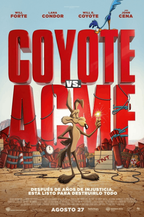Release date: 28/08/2026 | Film: Coyote vs. Acme | Director: Dave Green | Cast: Will Forte, Lana Condor, John Cena