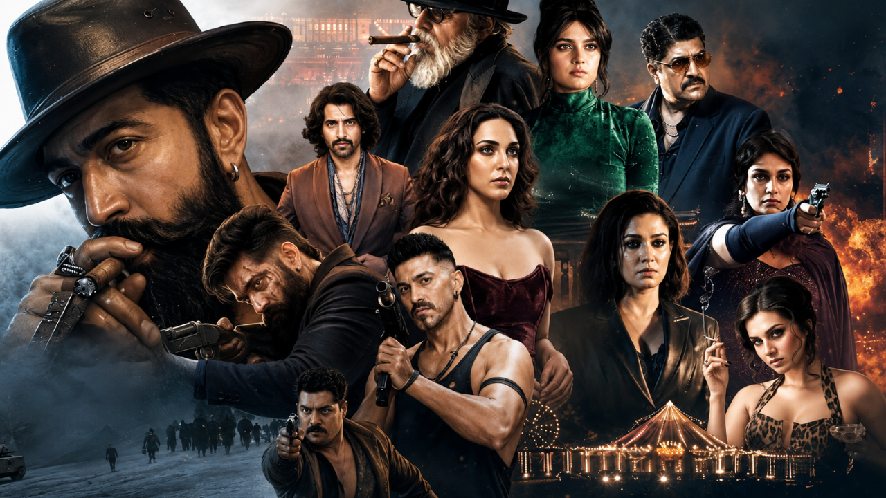 Yash and other cast in Geetu Mohandas' Toxic: A Fairy Tale for Grown-Ups.