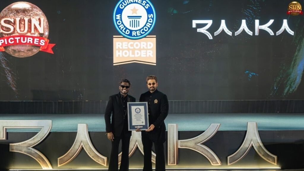 Allu Arjun and Atlee's Raaka Guinness World Record motion capture