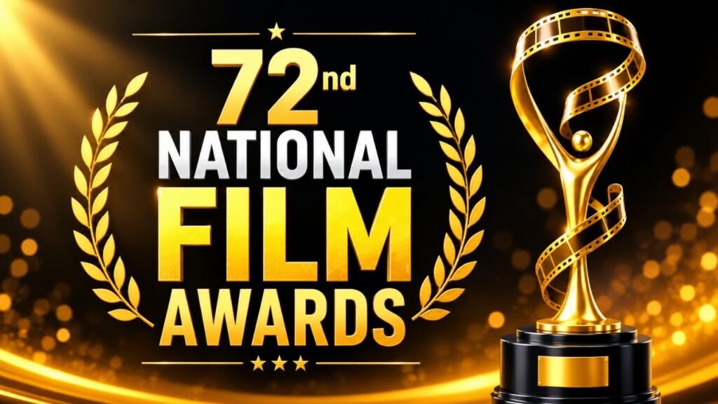 The 72nd National Film Awards will be presented at Ekta Nagar, Gujarat, on September 22, 2026.