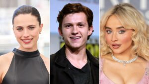 Margaret Qualley, Tom Holland and Sabrina Carpenter in Fred Astaire biopic