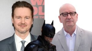 Steven Soderbergh and Matt Reeves in connection with The Batman Part II production.