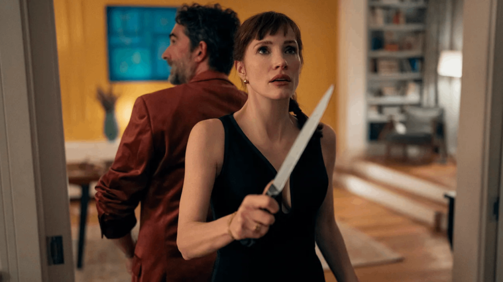 Jessica Chastain in Rob Savage’s supernatural horror film Other Mommy