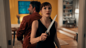 Jessica Chastain in Rob Savage’s supernatural horror film Other Mommy